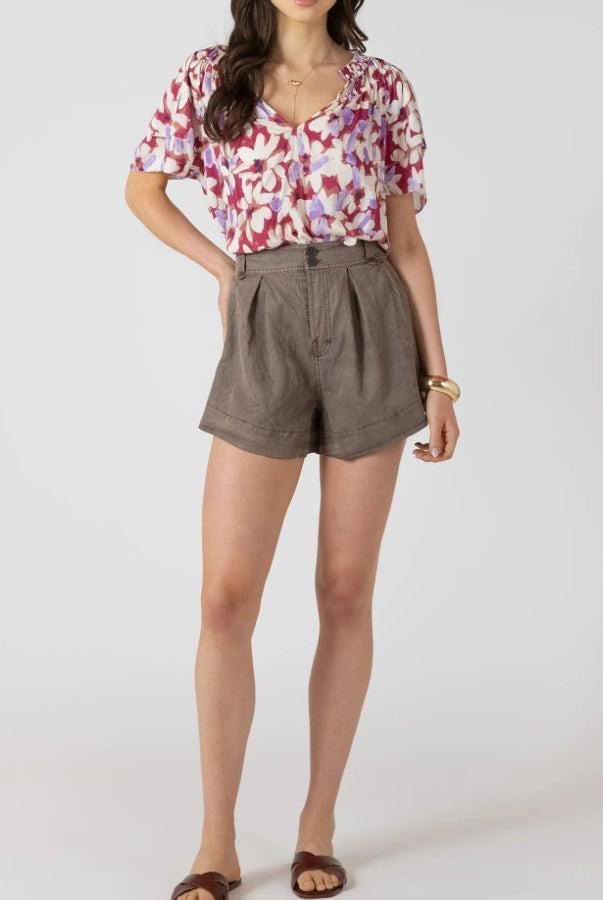 Dex Relaxed Shorts in Mocha - Fleur-De-Lis Boutique