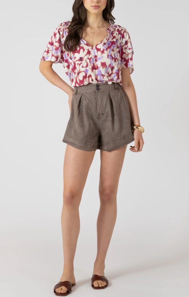 Dex Relaxed Shorts in Mocha - Fleur-De-Lis Boutique