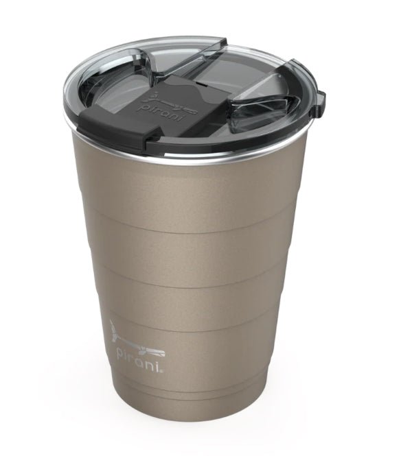 Pirani Insulated Stackable Tumbler 16 oz Champagne Metallic - Fleur - De - Lis Boutique