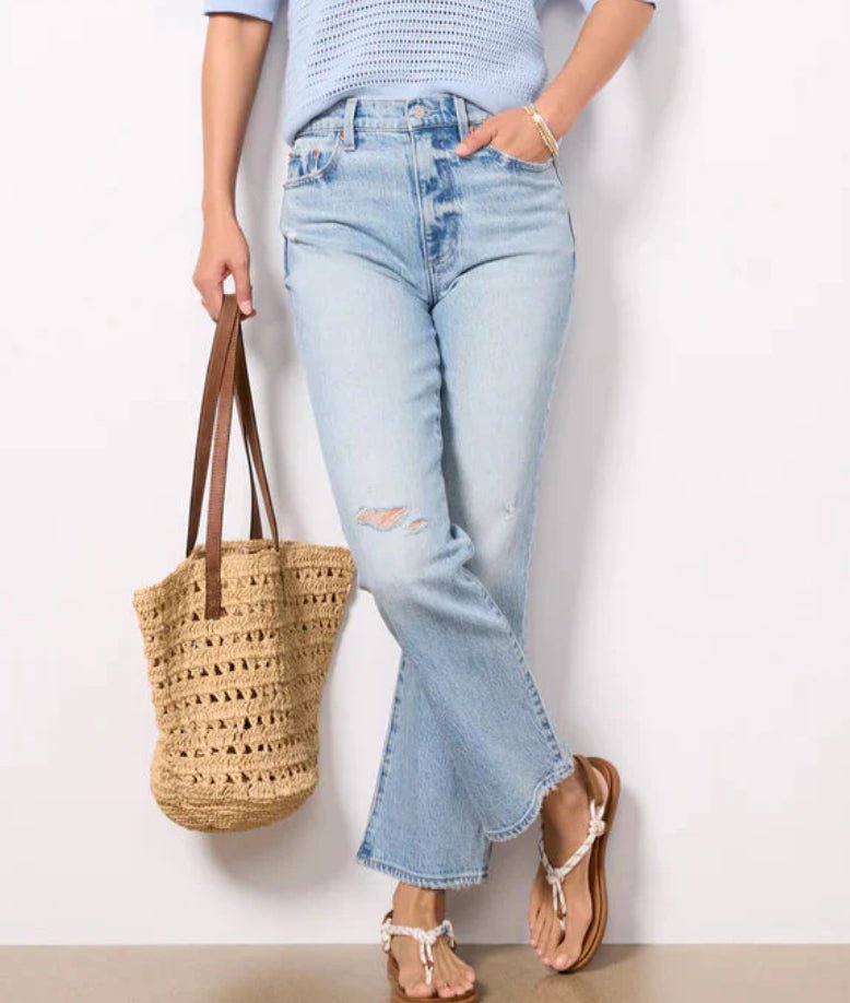 Pistola Ally Scholar Distressed Denim - Fleur - De - Lis Boutique