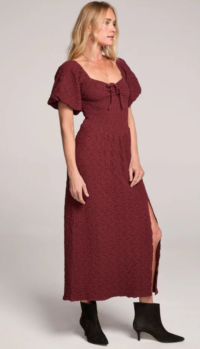 Saltwater Luxe Colyn Sangria Midi Dress - Fleur - De - Lis Boutique