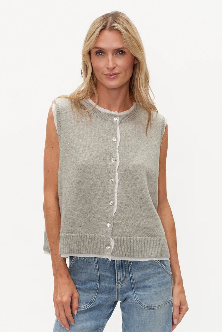 Six Fifty Maria Double Layer Vest - Fleur - De - Lis Boutique