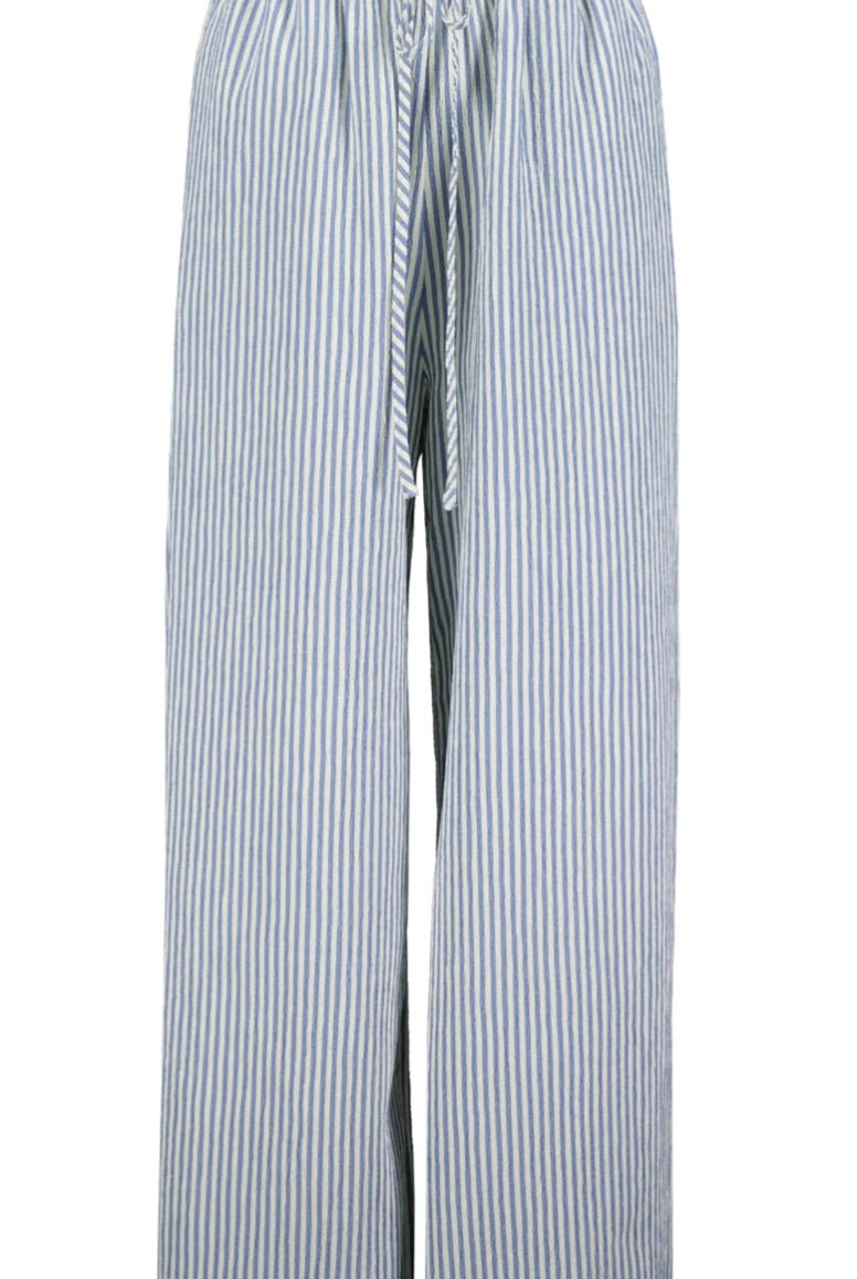 Bishop + Young Serefina Stripe Pant Blue Stripe - Fleur - De - Lis Boutique