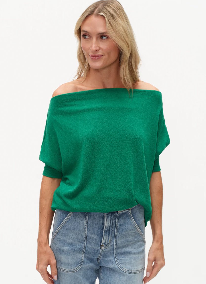 Six Fifty Anywhere Top Green - Fleur - De - Lis Boutique