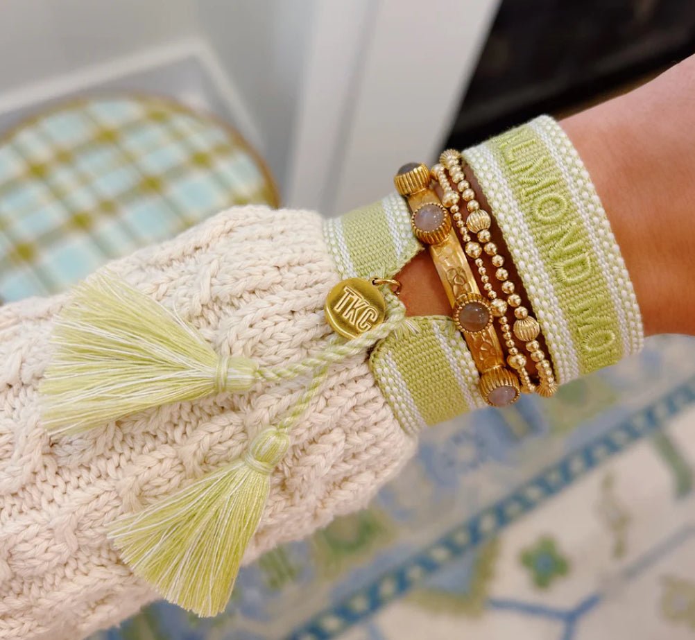 KC Almond Mom Bracelet - Fleur - De - Lis Boutique
