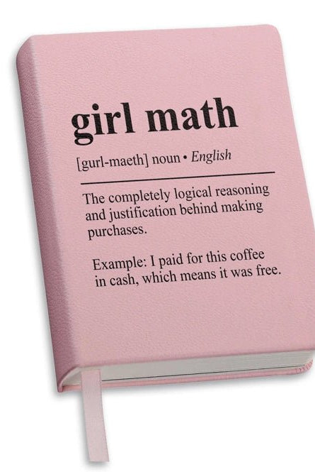 girl math Journal - Fleur-De-Lis Boutique