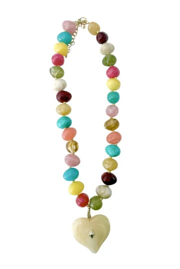 Gemelli Holden Necklace Multi - Fleur-De-Lis Boutique