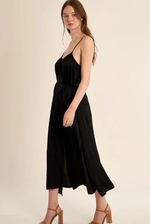Molly Bracken Black Woven Dress - Fleur-De-Lis Boutique