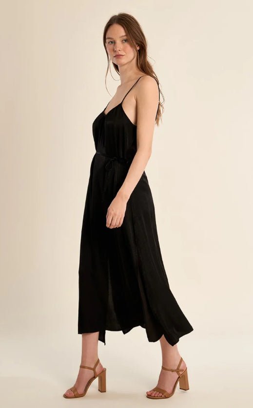 Molly Bracken Black Woven Dress - Fleur-De-Lis Boutique