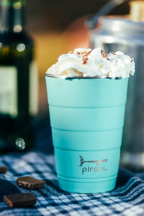 Pirani Insulated Stackable Tumbler 16 oz Paradise Blue - Fleur - De - Lis Boutique