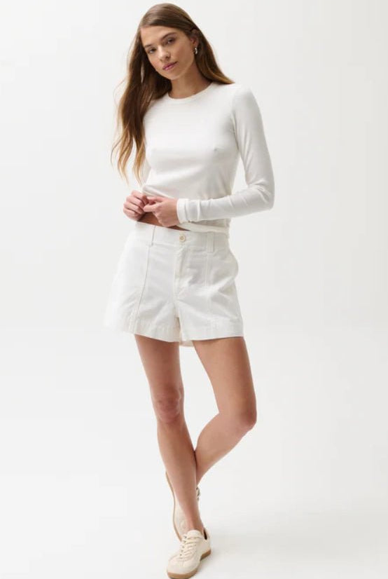 Pistola Mason White Shorts - Fleur - De - Lis Boutique