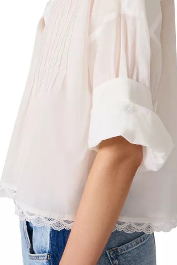 Steve Madden Delphi Top Antique White - Fleur-De-Lis Boutique