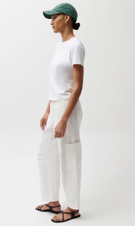 Pistola Sabrina Utility White Pants - Fleur - De - Lis Boutique