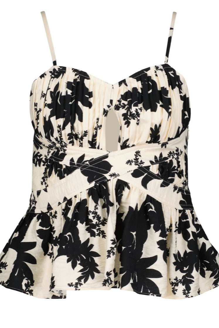 Bishop & Young Athena Peplum Top - Fleur - De - Lis Boutique