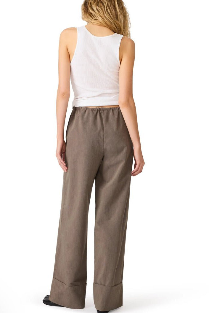 Steve Madden Idra Pant Walnut - Fleur-De-Lis Boutique