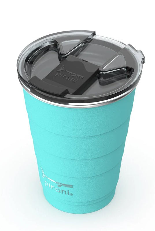 Pirani Insulated Stackable Tumbler 16 oz Paradise Blue - Fleur - De - Lis Boutique