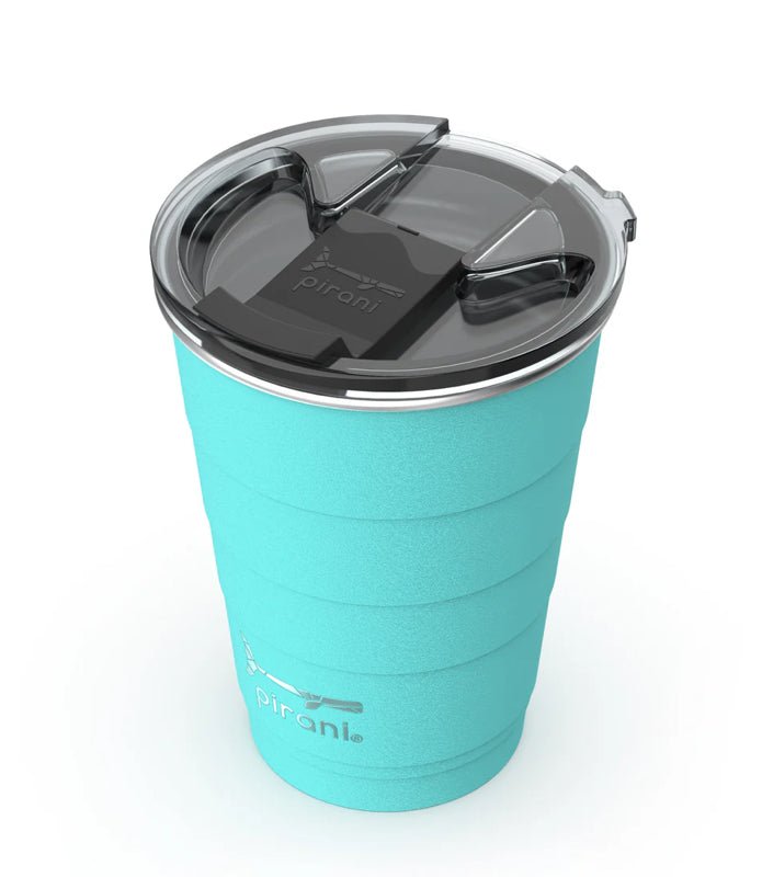 Pirani Insulated Stackable Tumbler 16 oz Paradise Blue - Fleur - De - Lis Boutique