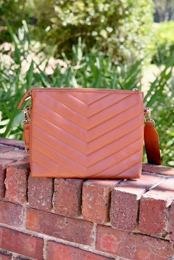 Caroline Hill Ariana Crossbody Saddle - Fleur-De-Lis Boutique