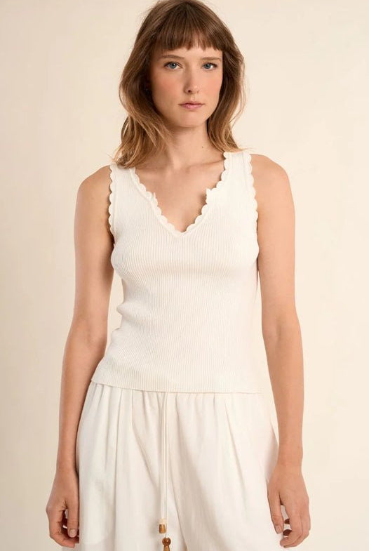 Molly Bracken Ribbed Knit Tank - Fleur-De-Lis Boutique