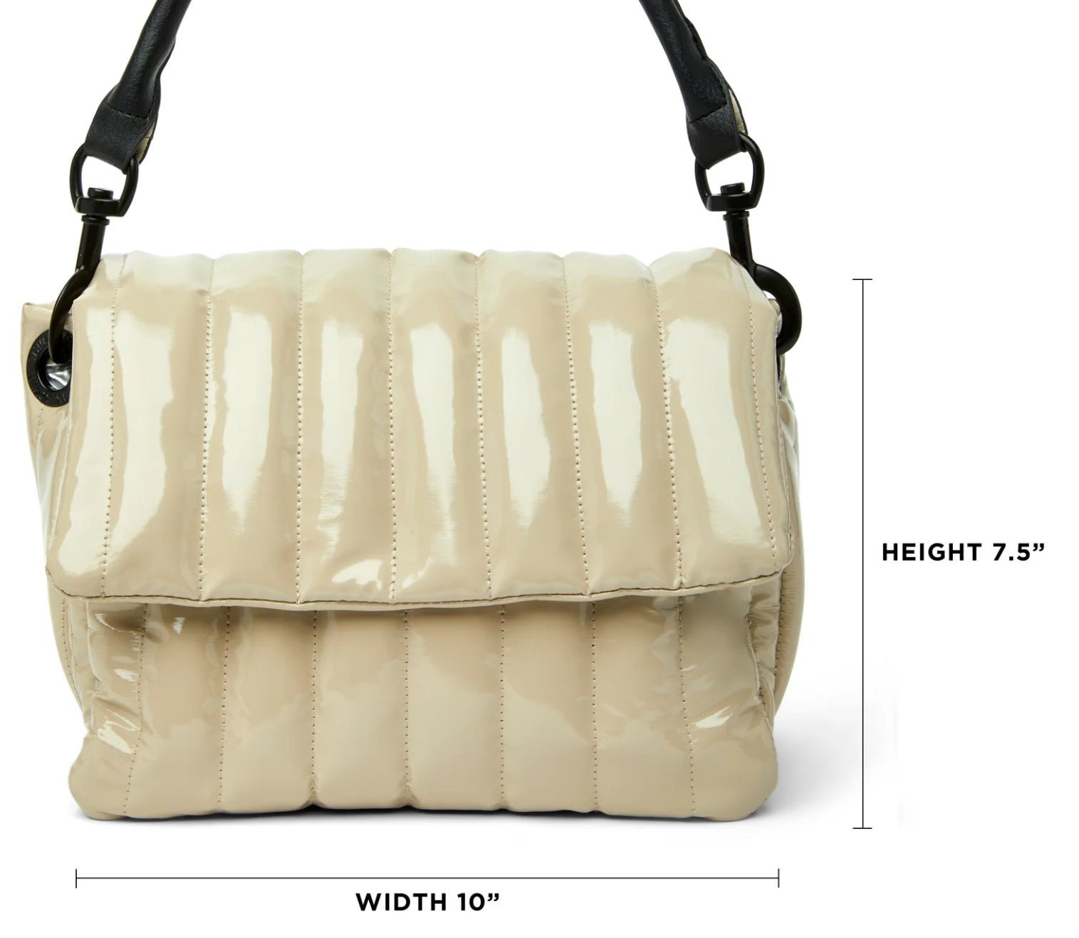 Think Rolyn Bar Bag Blonde Patent - Fleur - De - Lis Boutique