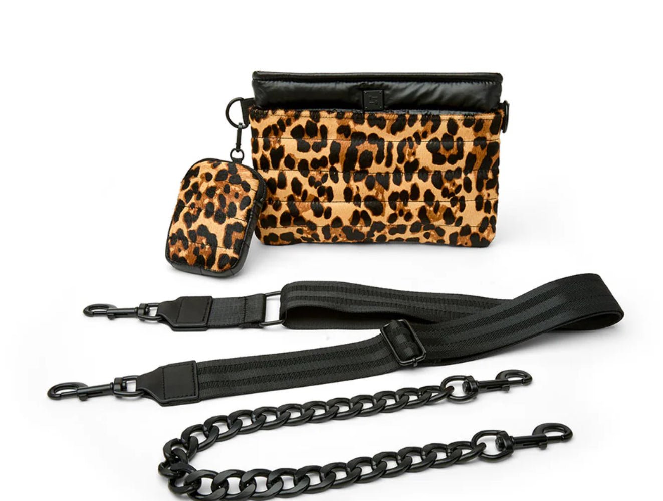Think Rolyn Downtown Crossbody Wild Leopard - Fleur - De - Lis Boutique