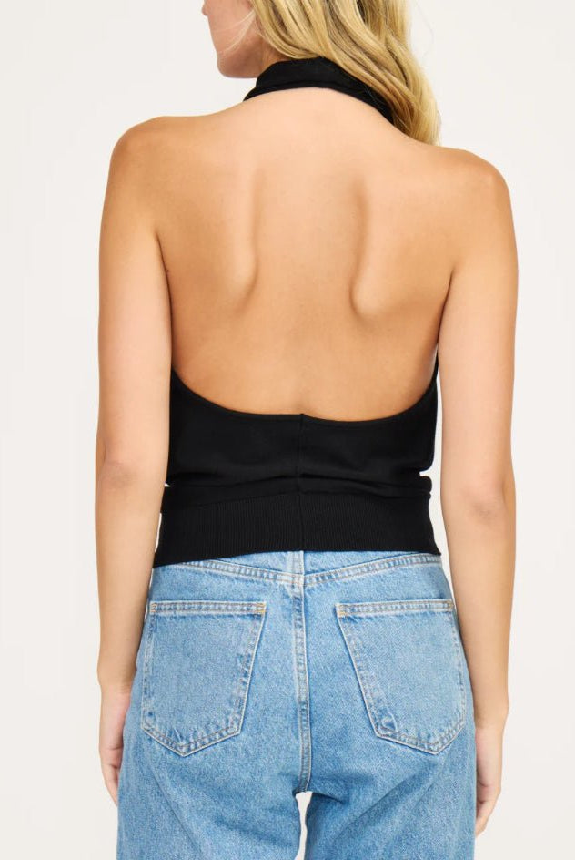 Lucy Paris Kali Twist Tank Black - Fleur - De - Lis Boutique