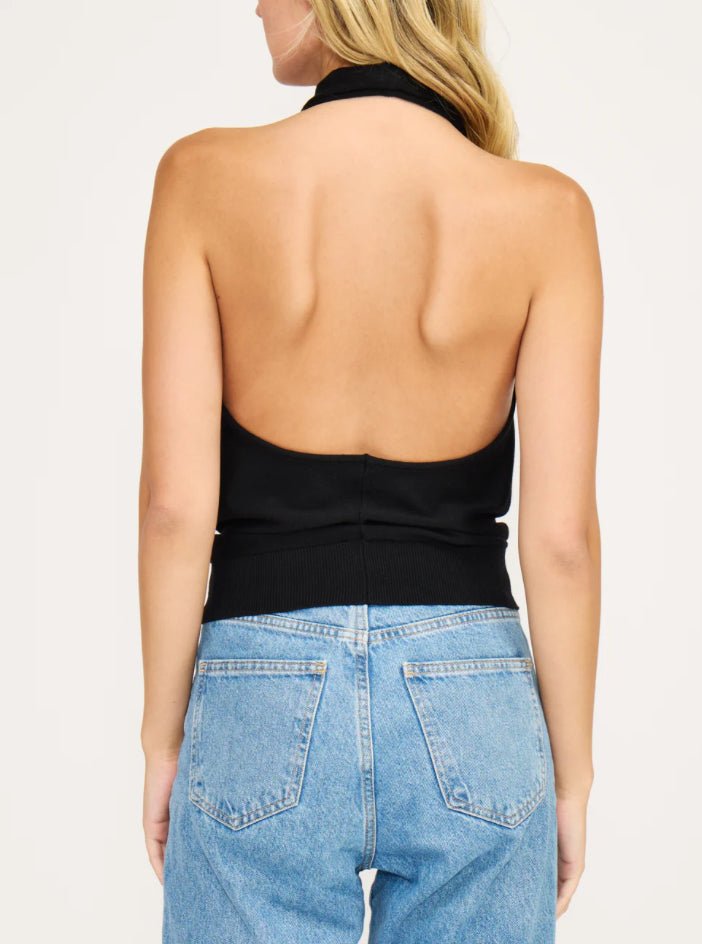 Lucy Paris Kali Twist Tank Black - Fleur - De - Lis Boutique