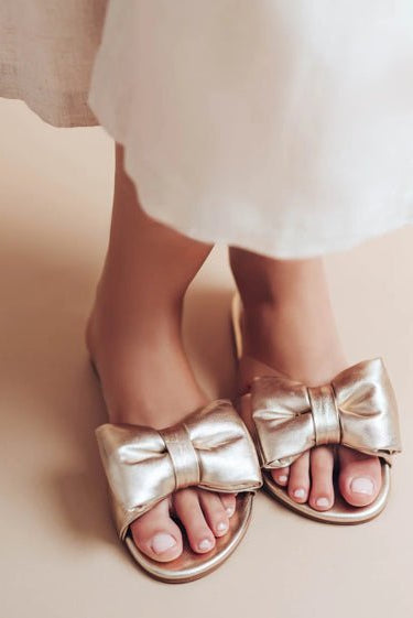 Solei Sea Rafie Gold Sandal - Fleur - De - Lis Boutique