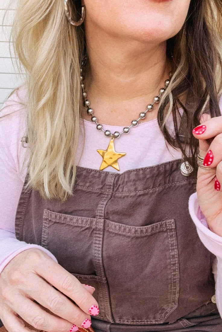 BELJOY Barb & Star Necklace - Fleur-De-Lis Boutique