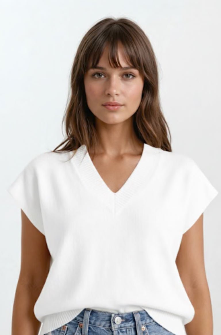 Sincerely Ours Emma Sweater Vest - Fleur-De-Lis Boutique
