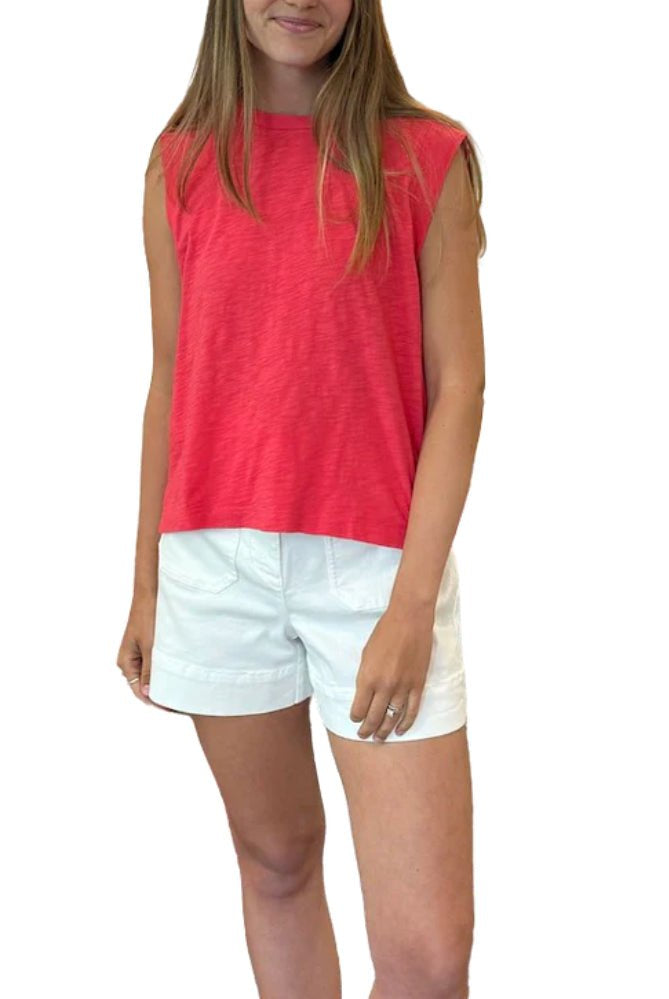 Bobi Los Angeles Snap back sleeveless tee