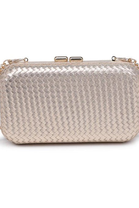 Anna Gold Evening Bag - Fleur-De-Lis Boutique