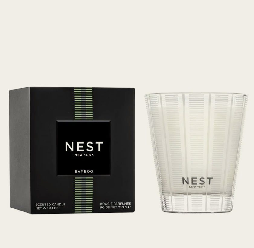 Nest Bamboo Classic Candle 8.01 oz - Fleur - De - Lis Boutique