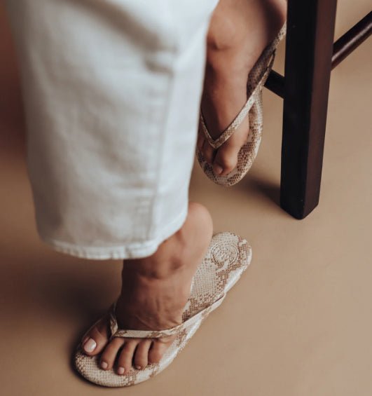 Solei Sea Indie Golden Lizard Sandal - Fleur - De - Lis Boutique