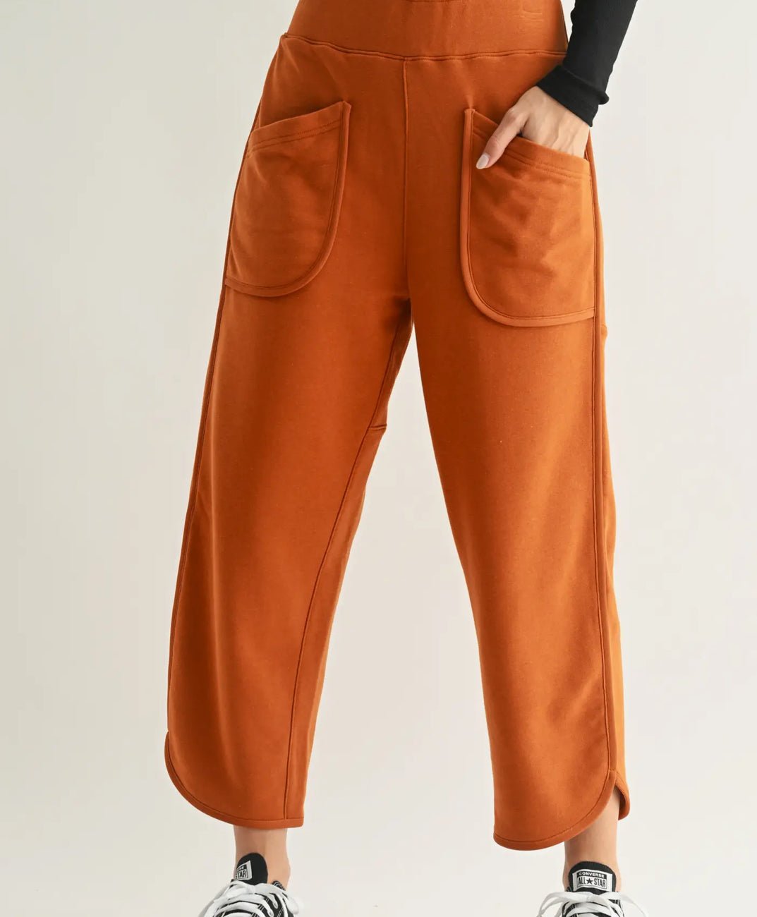 Dune Drift Curved Cropped Pants - Fleur - De - Lis Boutique