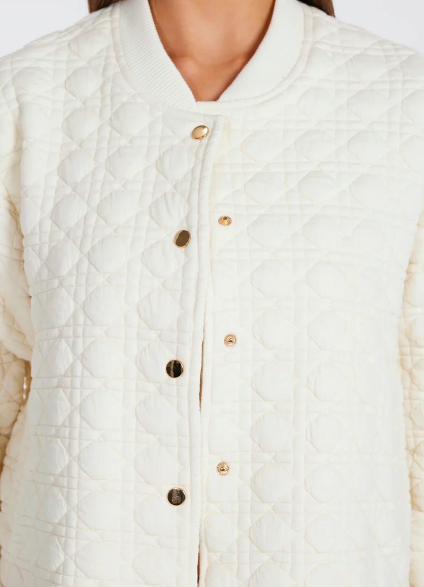 Bishop + Young Beachwalk Quilted Bomber - Fleur - De - Lis Boutique