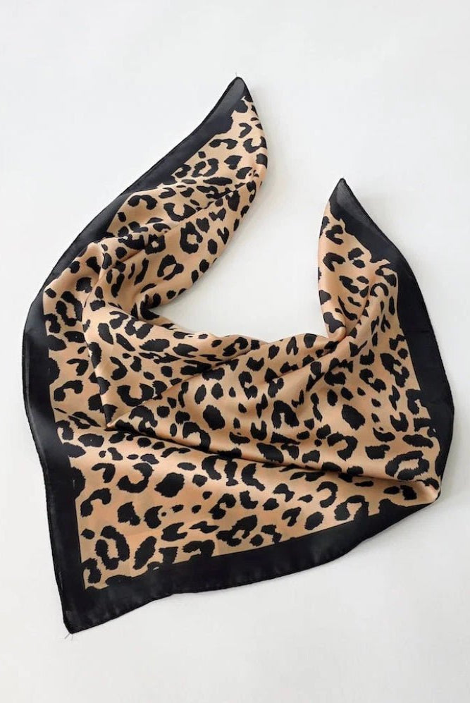 Alice Square Scarf Leopard - Fleur-De-Lis Boutique