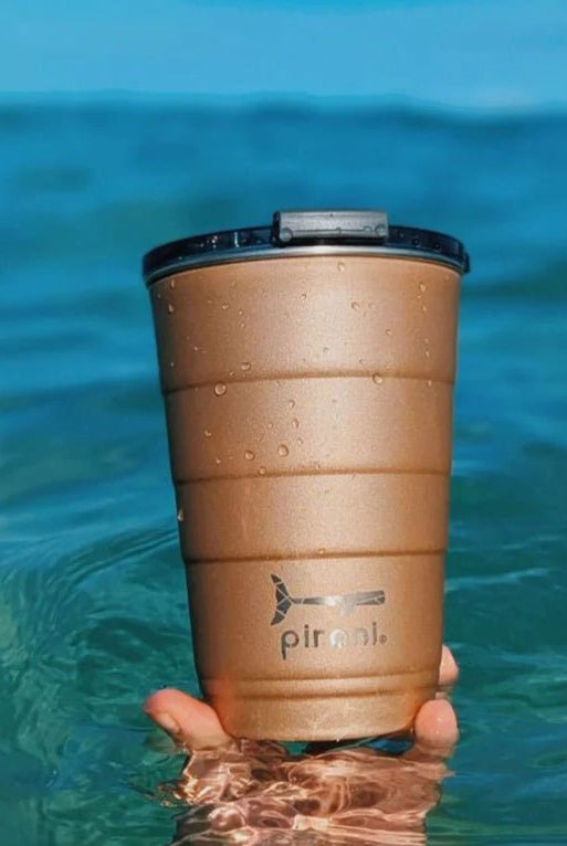 Pirani Insulated Stackable Tumbler 16 oz Champagne Metallic - Fleur - De - Lis Boutique