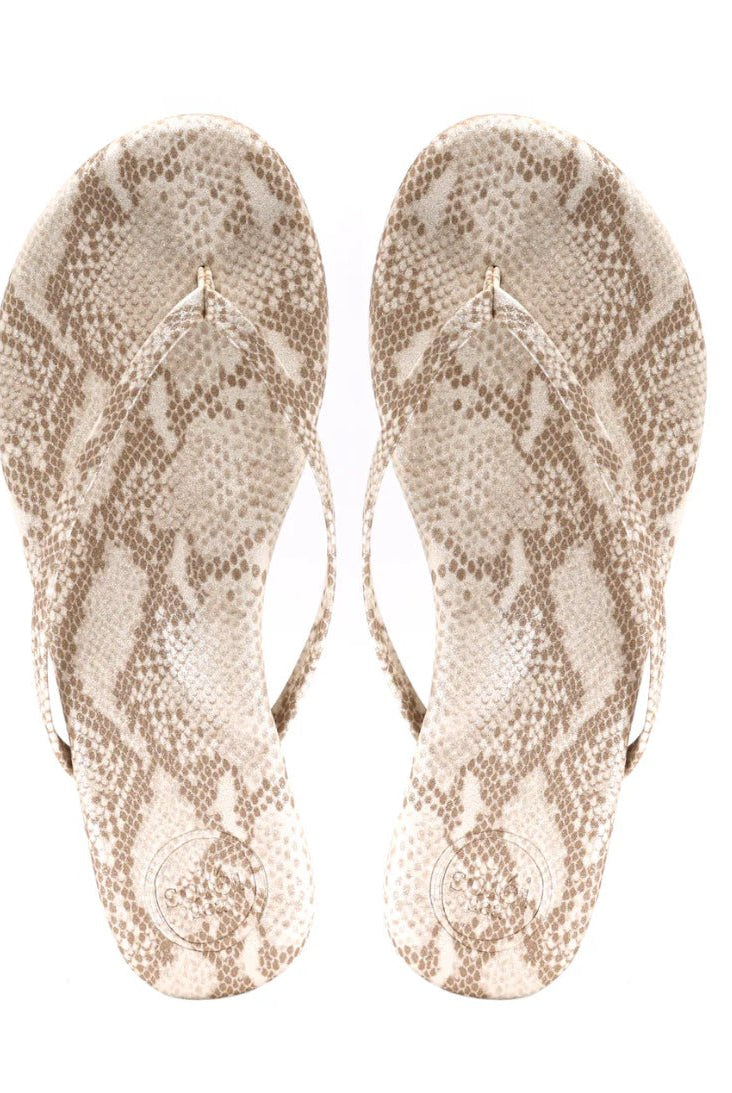 Solei Sea Indie Golden Lizard Sandal - Fleur - De - Lis Boutique