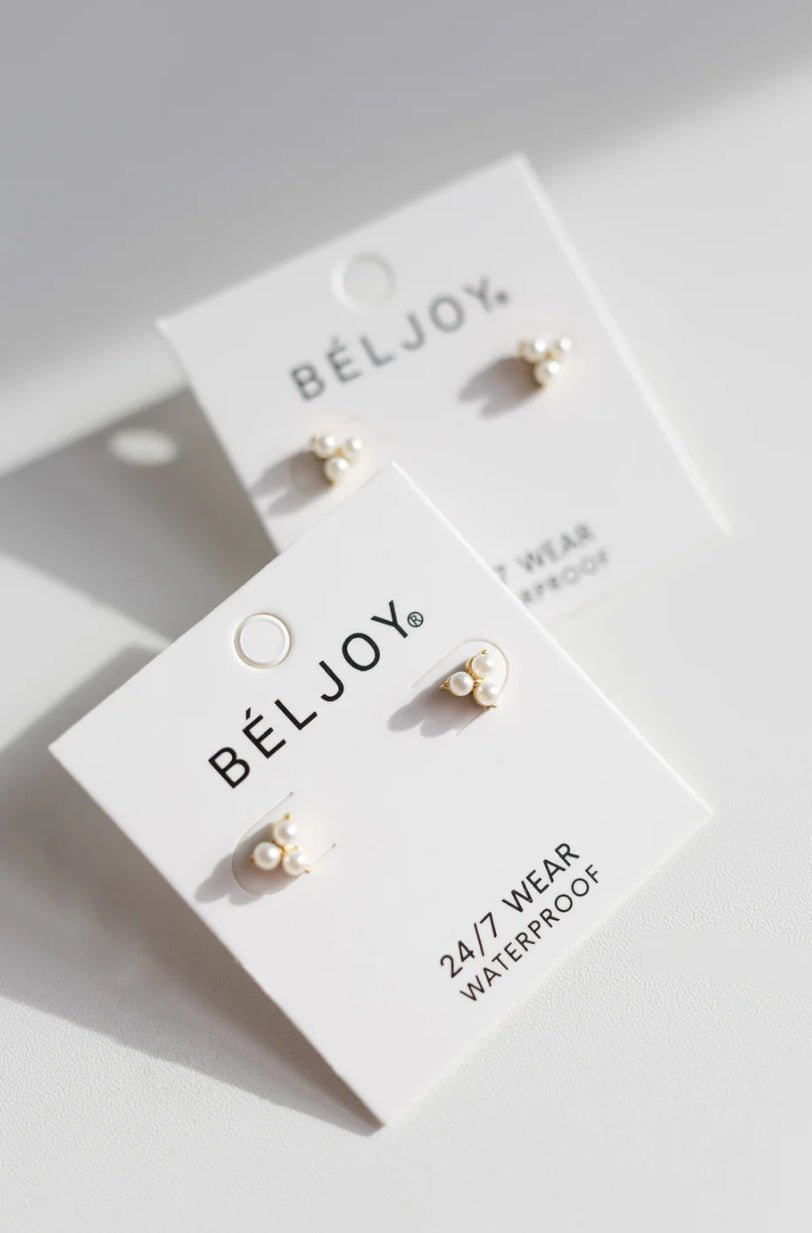 BELJOY Dottie Pearl Stud Earrings - Fleur-De-Lis Boutique