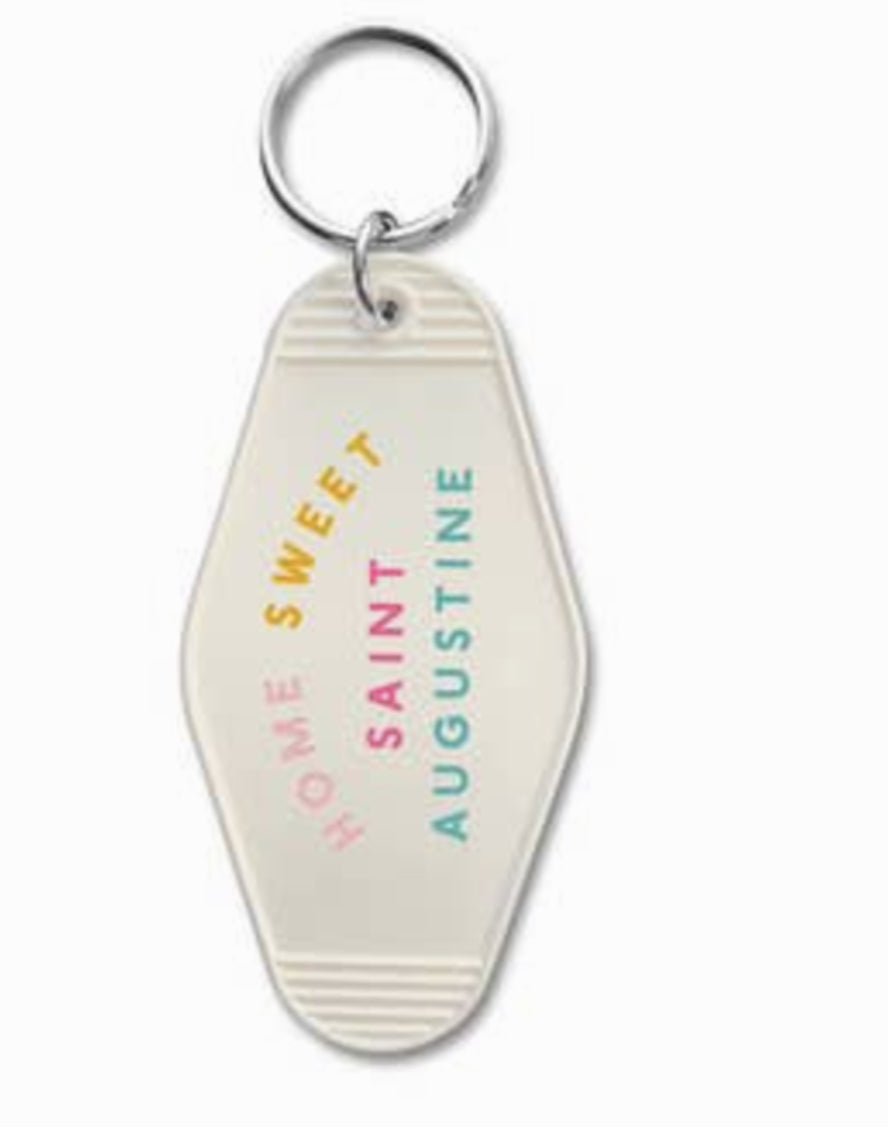 Home Sweet Home St. Augustine Keychain - Fleur - De - Lis Boutique