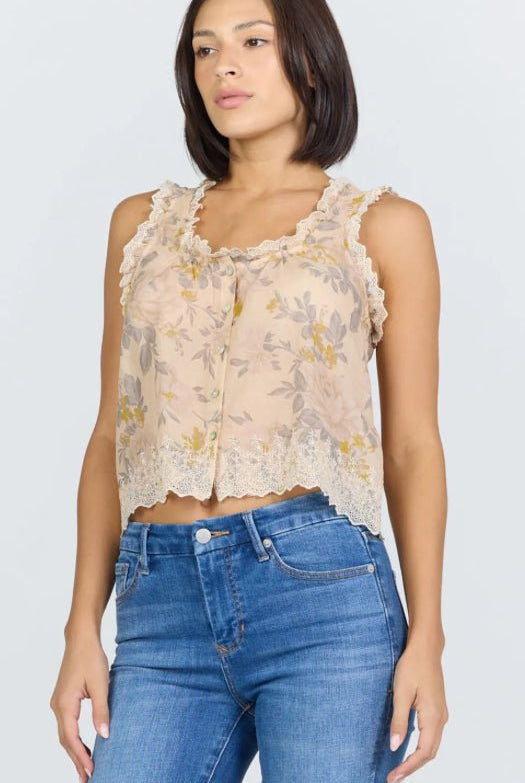 Dear John Ada Top Tuscan Bouquet - Fleur-De-Lis Boutique