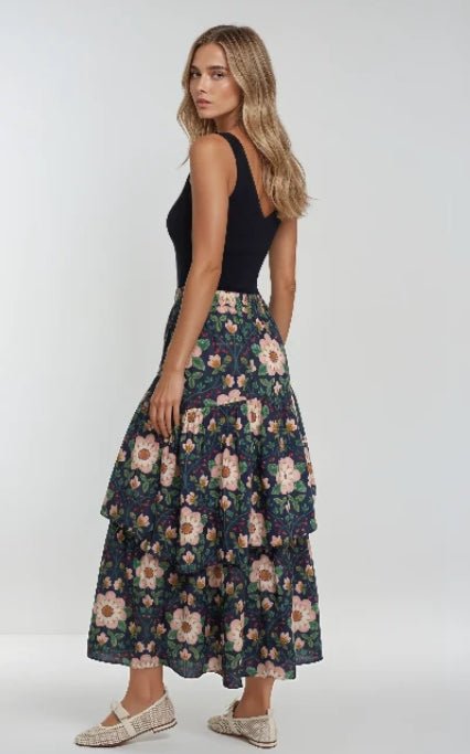 Sincerely Ours Celeste Maxi Skirt Wild Rose Reverie - Fleur-De-Lis Boutique