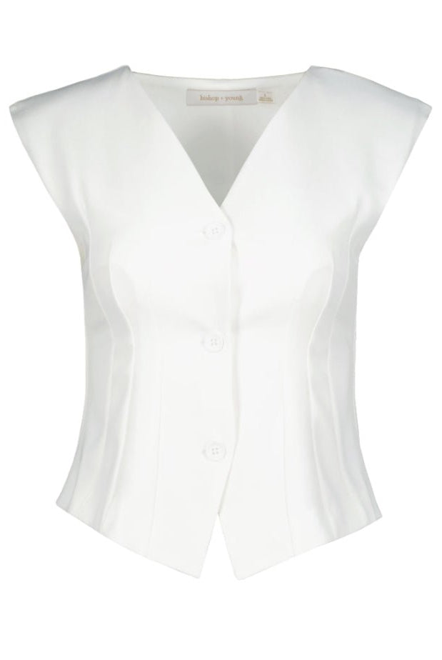 Bishop & Young Muse Vest Salt - Fleur - De - Lis Boutique