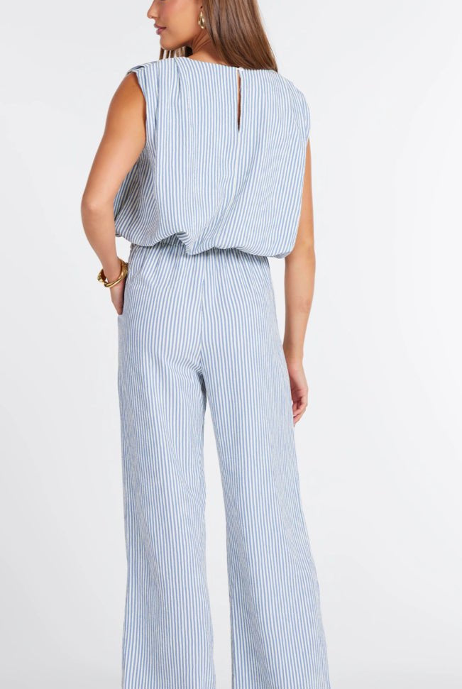 Bishop + Young Serafina Stripe Bubble Top - Fleur - De - Lis Boutique