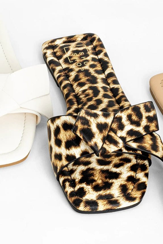 Shu Shop Diana Leopard Slide - Fleur-De-Lis Boutique
