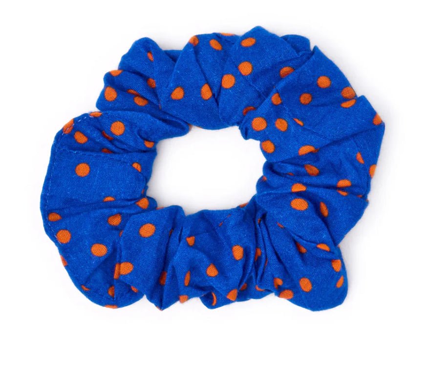Ink + Alloy Stripe Scarf Blue and Orange - Fleur-De-Lis Boutique