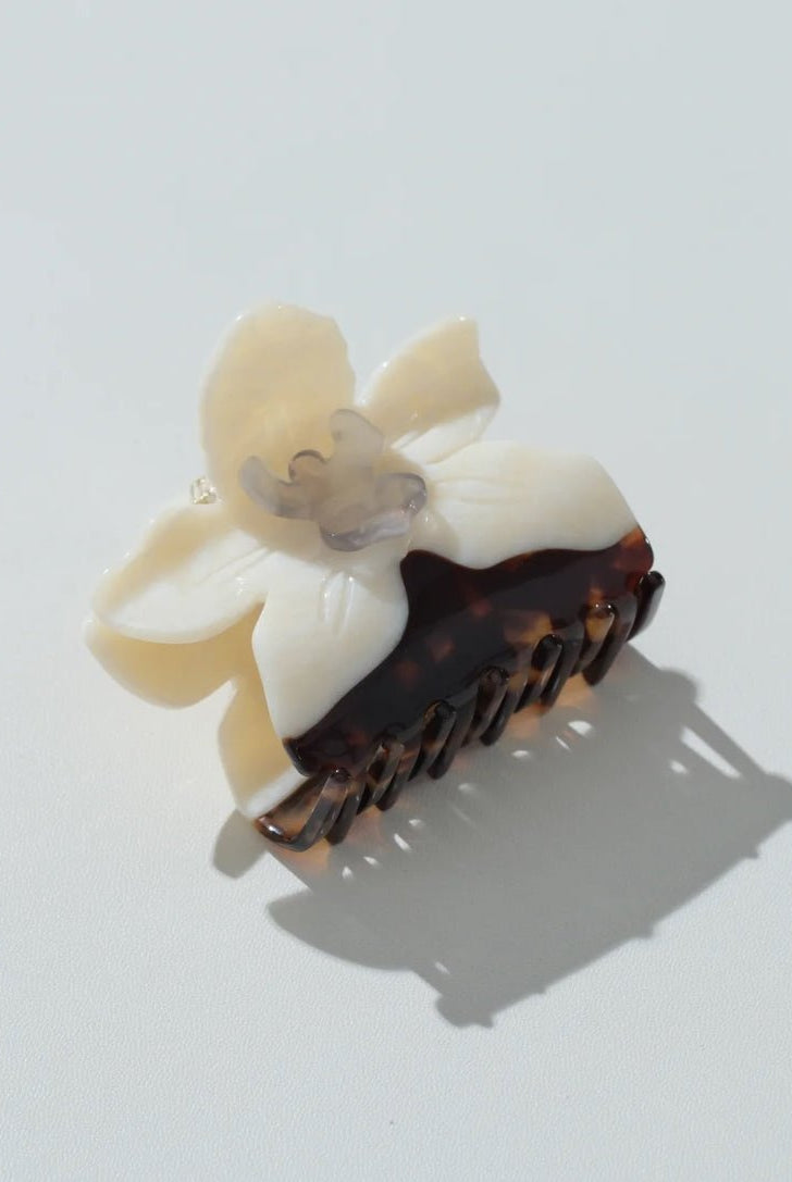 adorro Orchid Flower Claw Clip - Fleur-De-Lis Boutique
