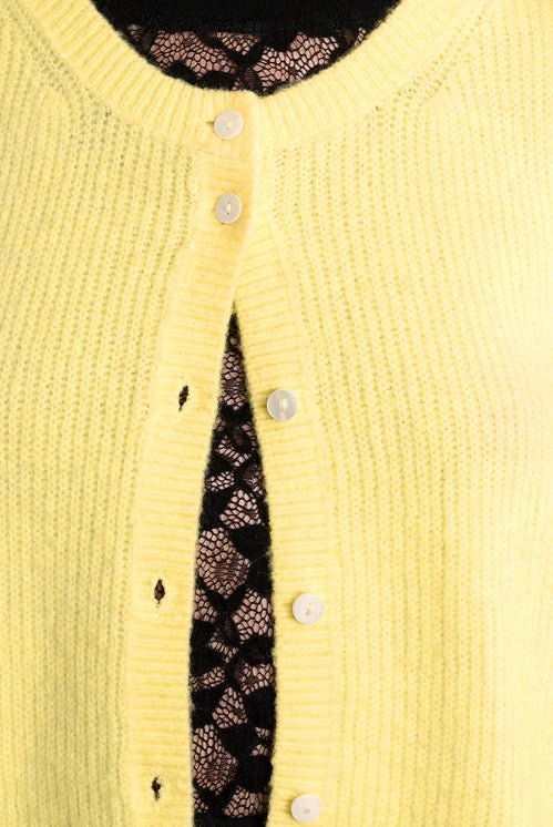 Jenny Sleeveless Yellow Sweater - Fleur - De - Lis Boutique