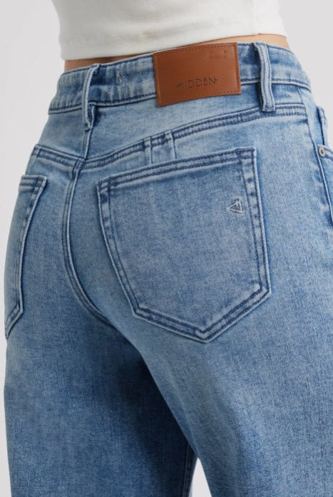 33” Inseam Mid Rise Logan Dad Jean Vintage - Fleur - De - Lis Boutique